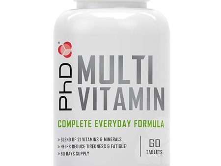 PhD Nutrition Advanced Multivitamin Tabletten - 60 unidades, 97gStückunidades For Sale