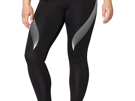 Amazon Essentials Mallas de Deporte por el Tobillo Mujer, Negro Blanco, Talla XS Supply