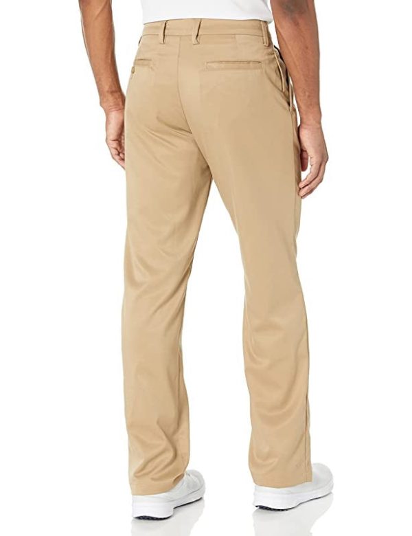 Amazon Essentials Pantalón de Golf Elástico de Ajuste Clásico (Disponible en Talla Grandes y Largos Especiales) Hombre, Marrón Caqui, 40 Online Sale