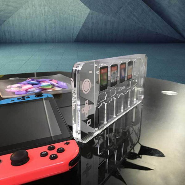 AOLION ALNS208301 Game Card Holder for Nintendo Switch Memory Cards Acrylic Storage Box Discount